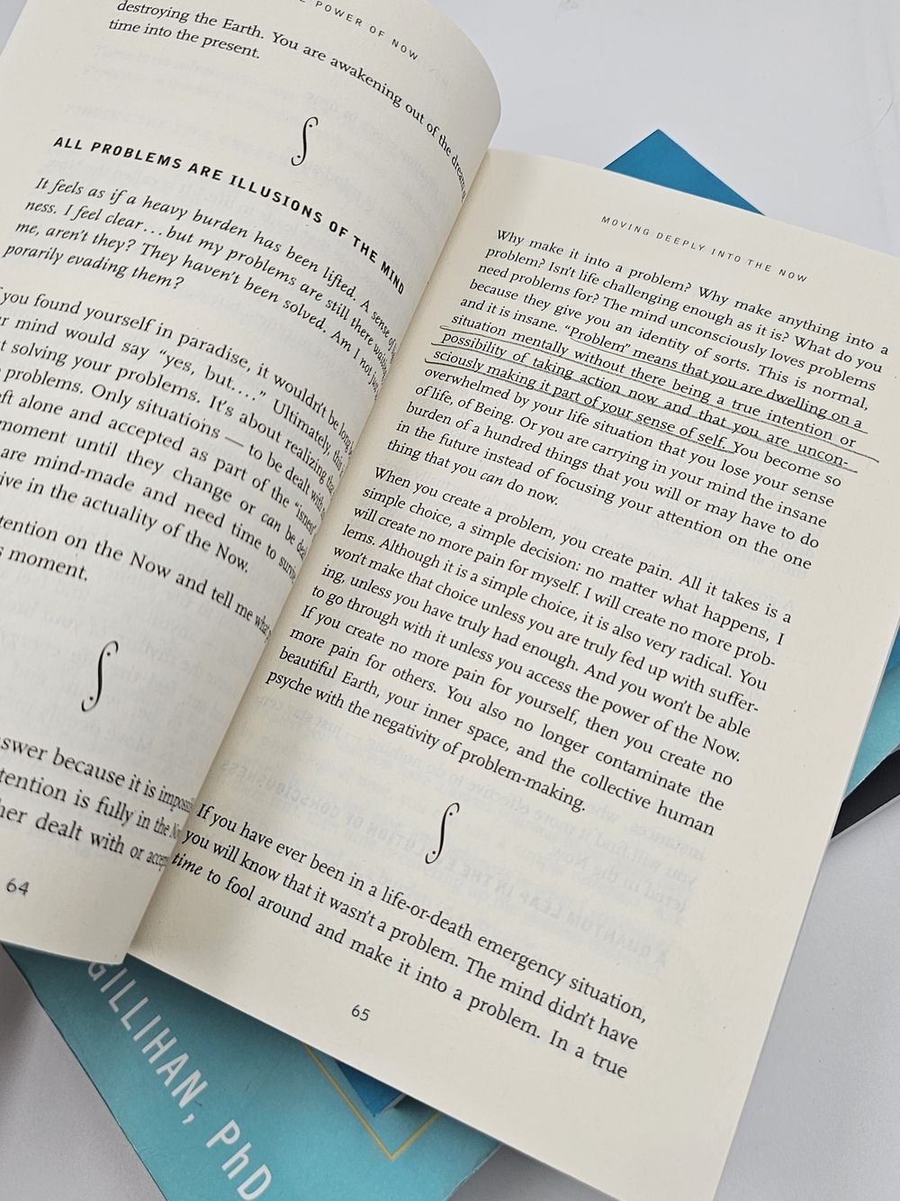 Stack of Mindfulness & CBT Books in Black, Teal, Blue, and Cream - Picture 7 of 14